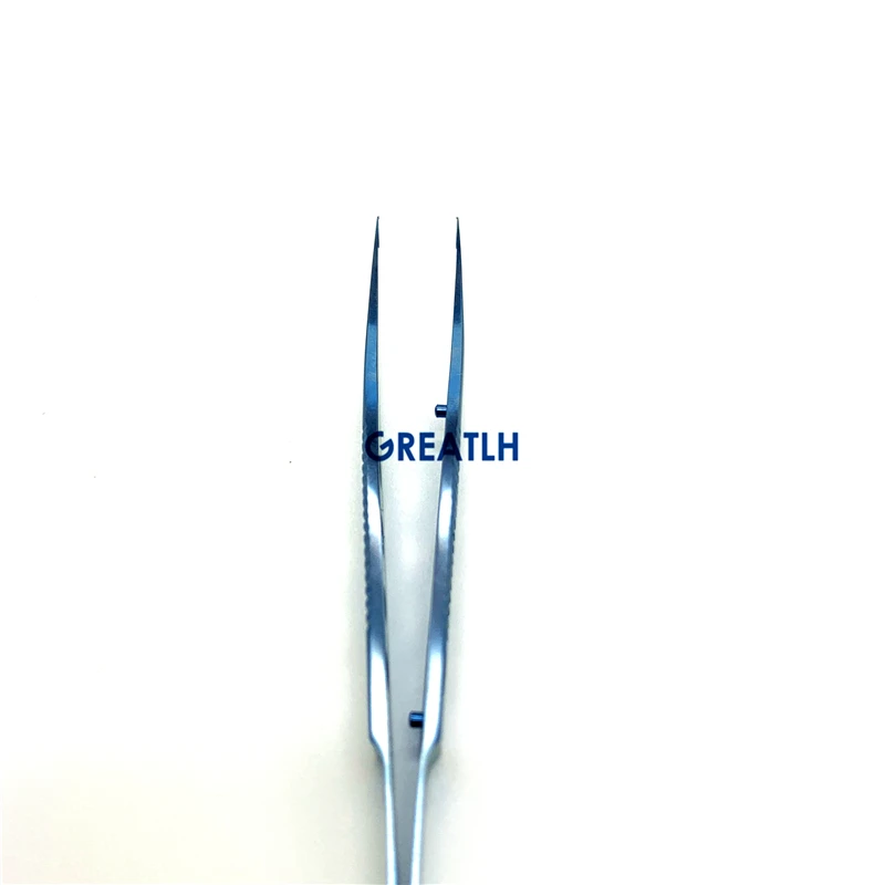 102mm Tweezers forceps ophthalmic instrument Titanium Straight Toothed Clip | Красота и здоровье