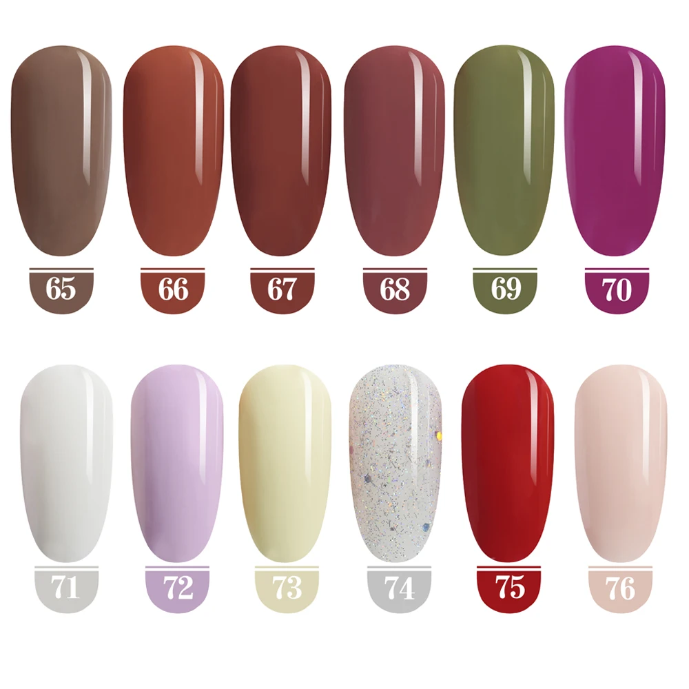 LOVCARRIE набор гель лака Lucky color UV Vernis Полупостоянный праймер верхнее покрытие 6 5 мл