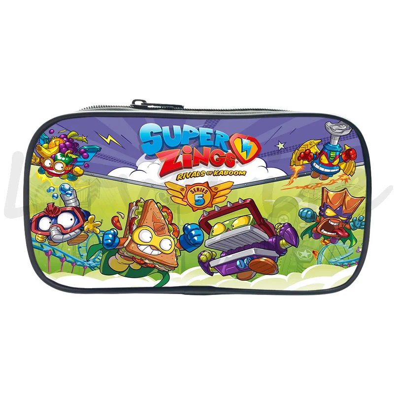 

Students Super Things Pencil Case Kawaii Cartoon Pen Bag Children Pencil Holder Boys Superzings Pencil Bag Girls Cosmetic Case