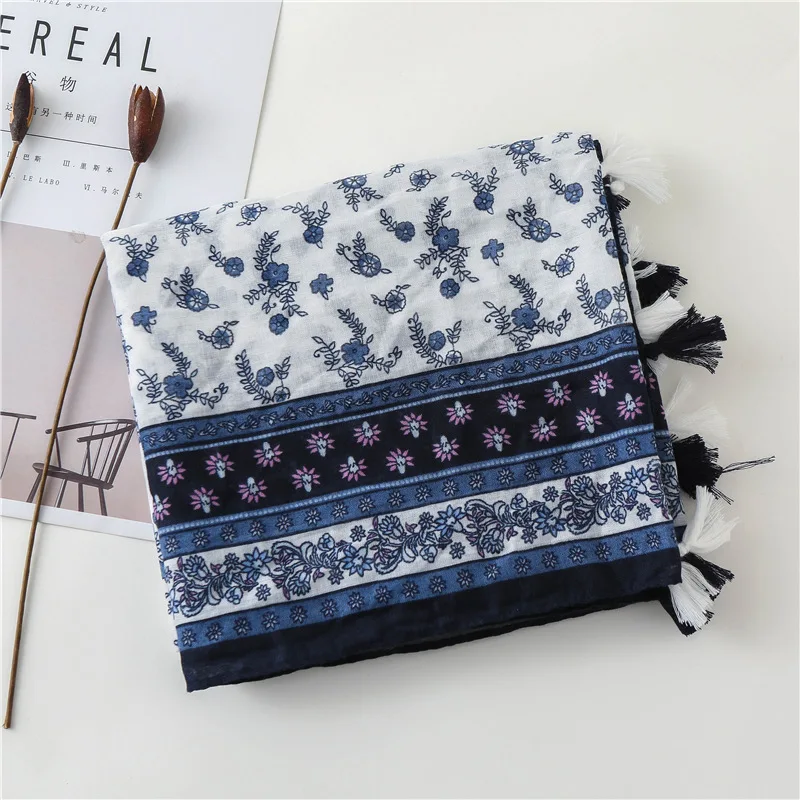 Новая милая маленькая Осенняя шаль с цветочным дизайном и оформлением