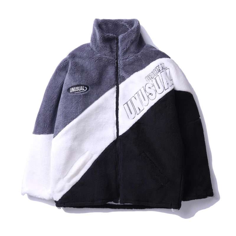 Мужские кашемировые куртки в стиле ретро с вышивкой и воротником стойкой большие