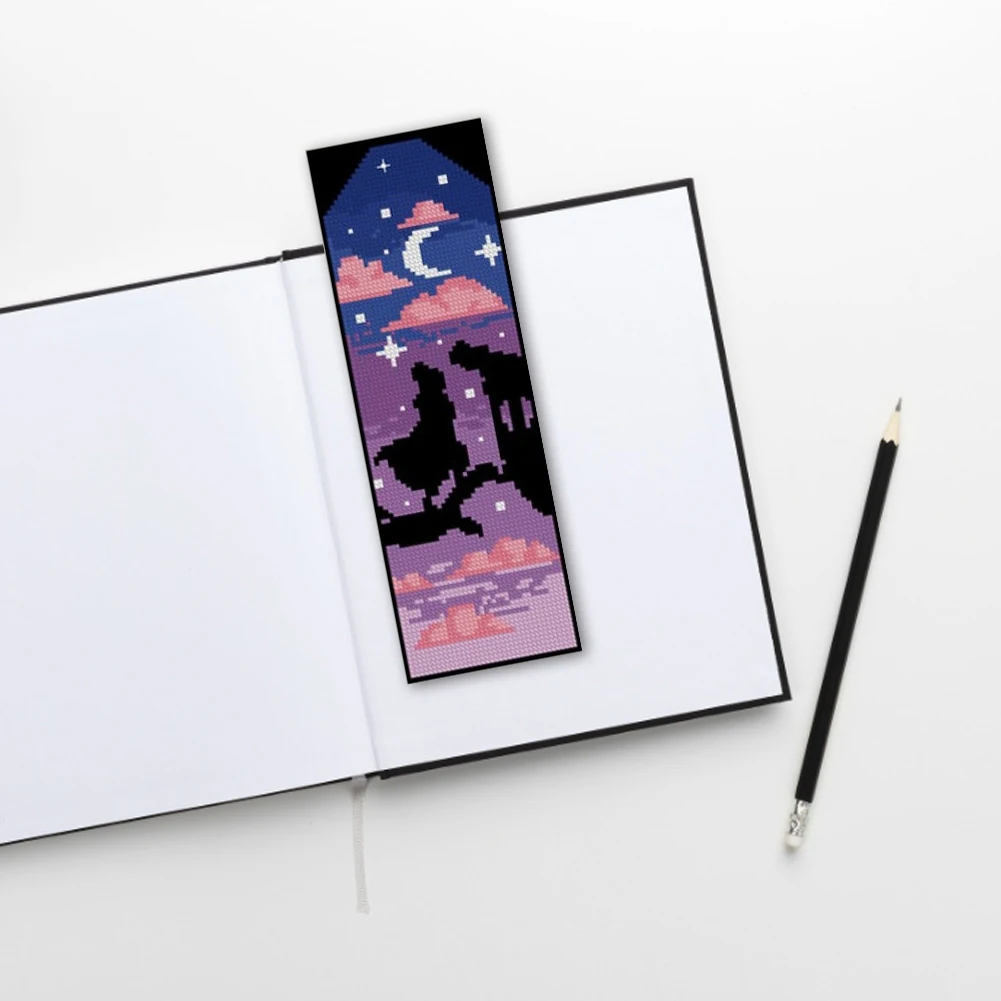 Набор книжных закладок для вышивки крестиком 18 х6 см | Дом и сад