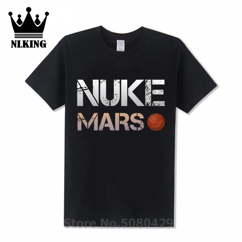 Космический Nuke mars Футболка мужская Татуировка Винтажный стиль футболка CCCP