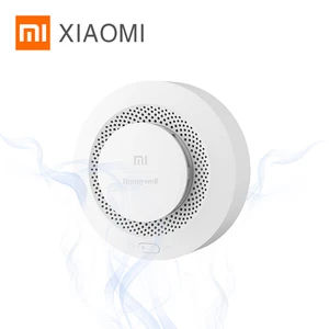 original xiaomi mijia honeywell fire alarm detector remote control audible visual alarm notication work with mi home app free global shipping