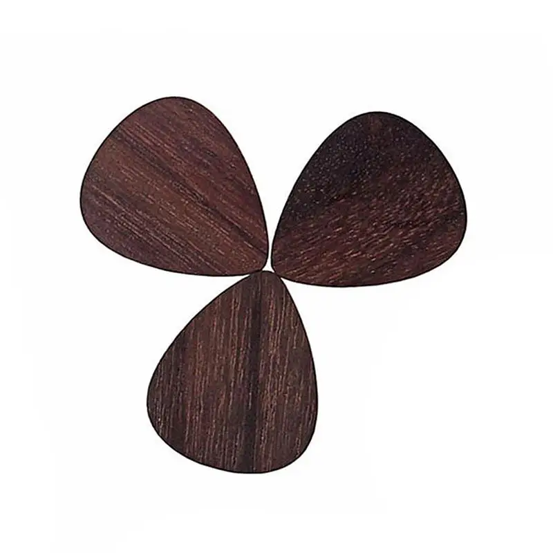3pcs Guitar Pick Durable Prime Wooden Parts for Bass | Спорт и развлечения
