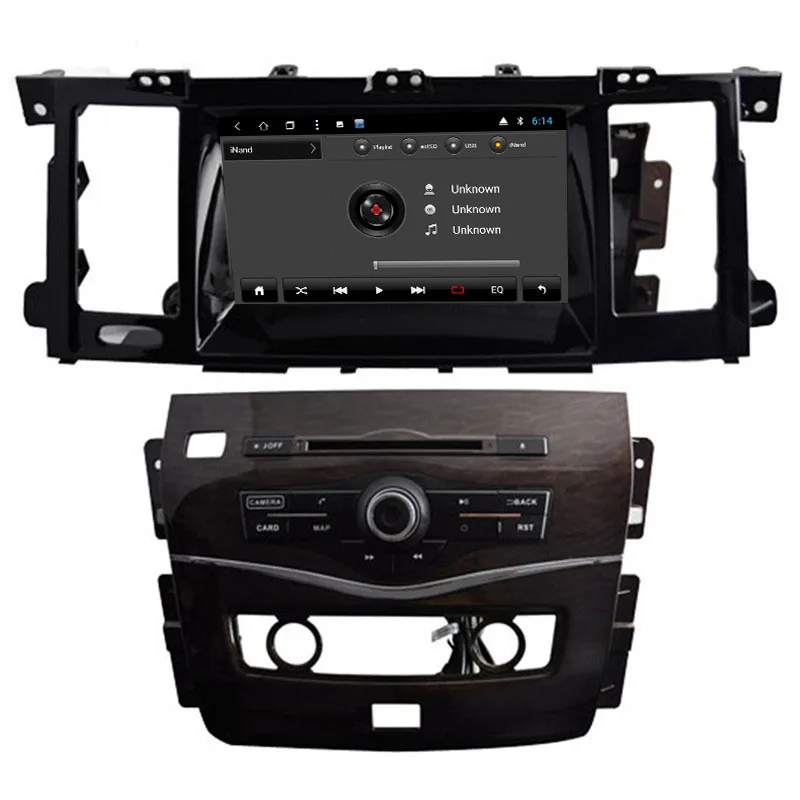 NaviTopia 1024*600 8 дюймов core ram 2G rom 32G Android 1 автомобильный радиоплеер для Nissan Patrol 2015-с