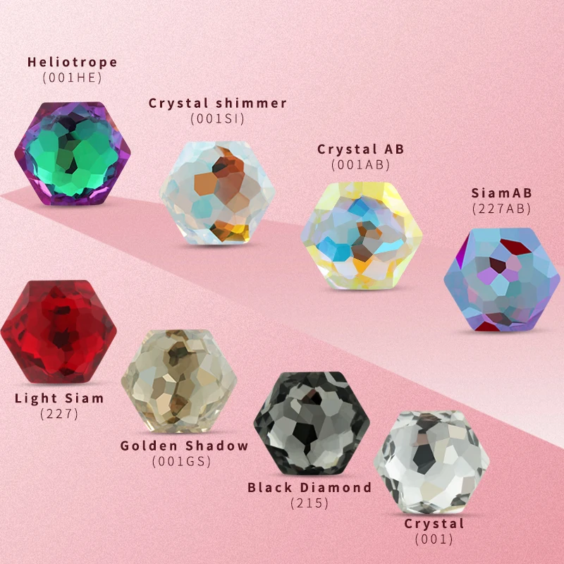 Новинка высокое качество шестиугольник K9 с кристаллами стразы сделай сам одежда