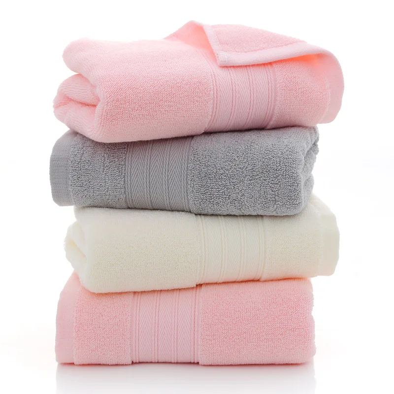 

2021 new high quality household towel solid color towel