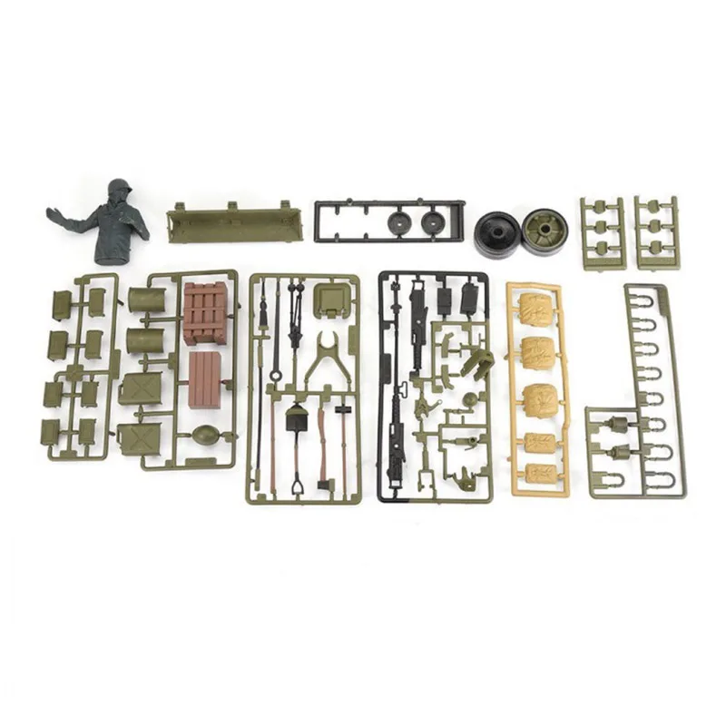 Для 1/16 Henglong Танк 3898-1 США Sherman M4A3 RC пластиковый солдат аксессуары Запчасти сумка |