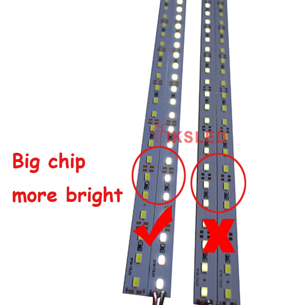 3 шт./лот 50 см 36 LED SMD 5630 Водонепроницаемая ip68 жесткая полоса для наружного