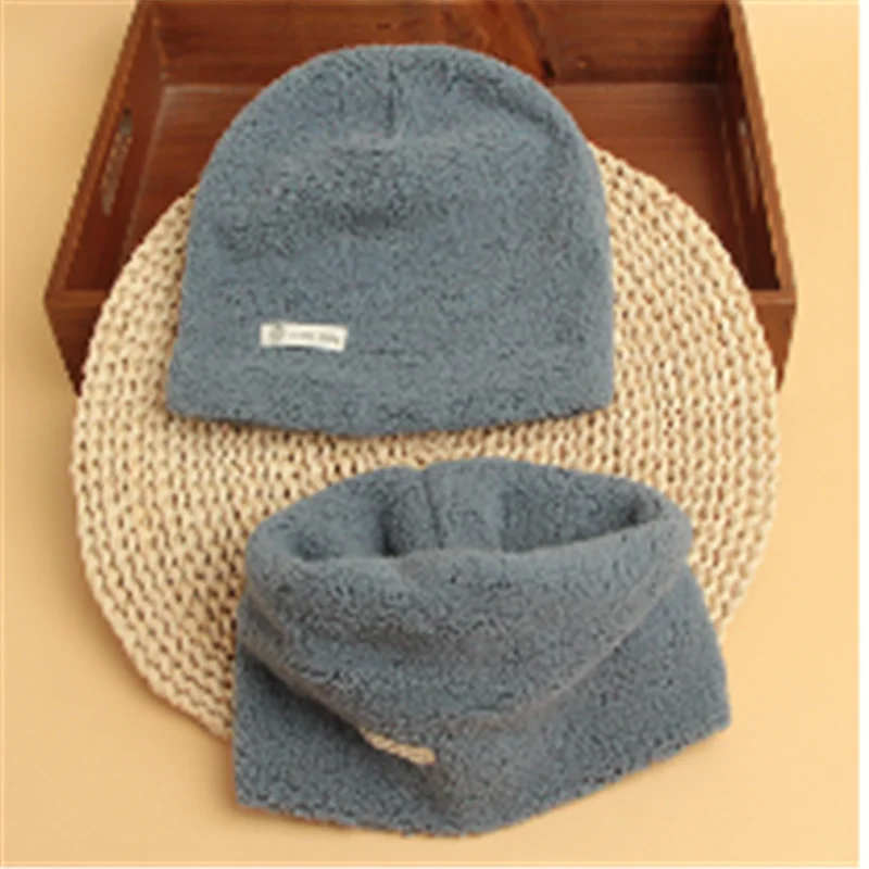 Зима осень 2020 хлопковый Детский шарф со звездой совой лебедем шапочкой комплект