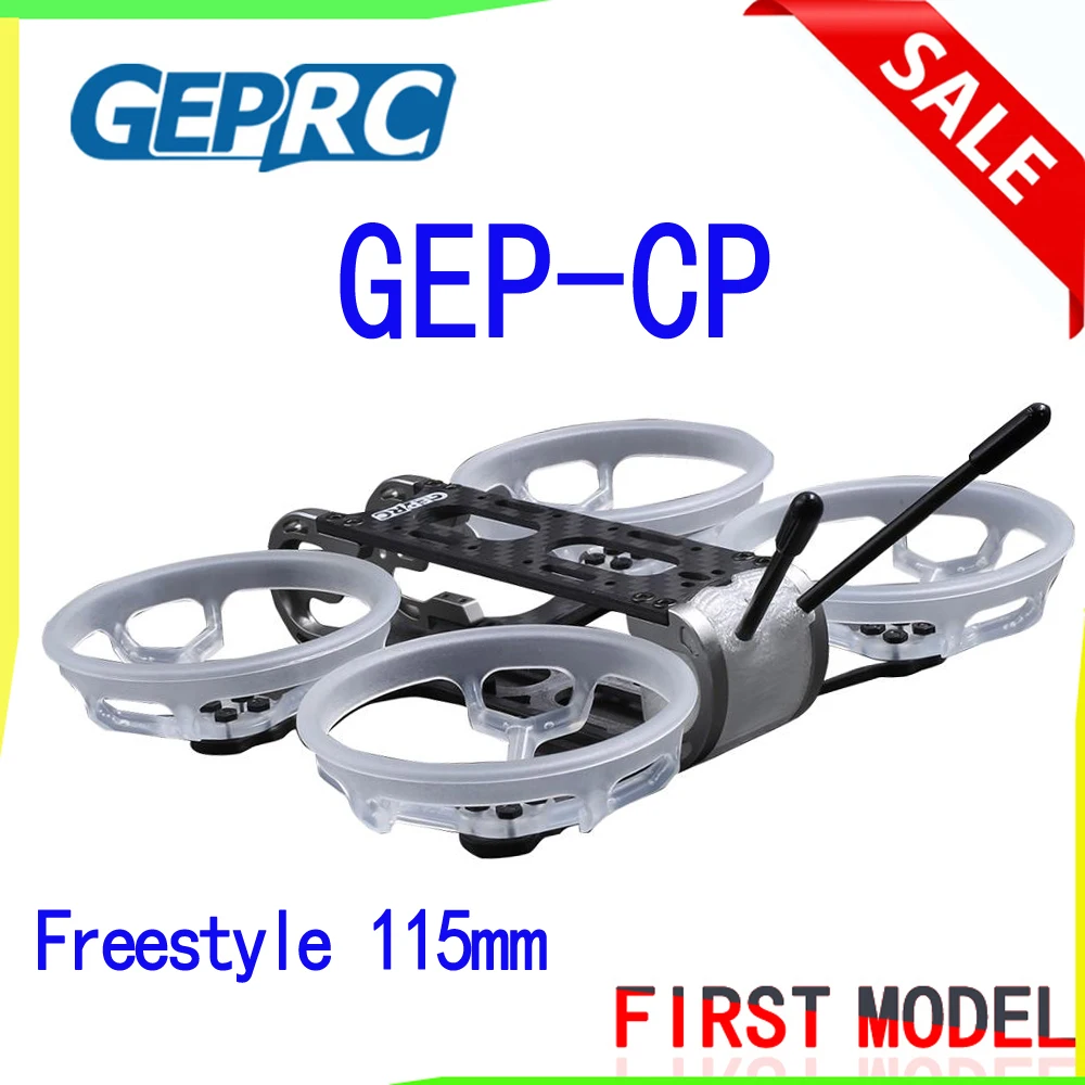 

GEPRC GEP-CP Freestyle 115mm Wheelbase H Type Rack Small Quadcopter Carbon Fiber Frame Kit for FPV Racing Drone