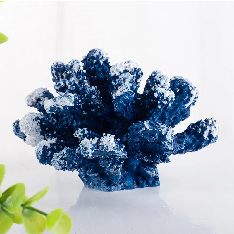 Ручной работы аквариум орнамент Decraction смолы моделирование Коралл для аквариума