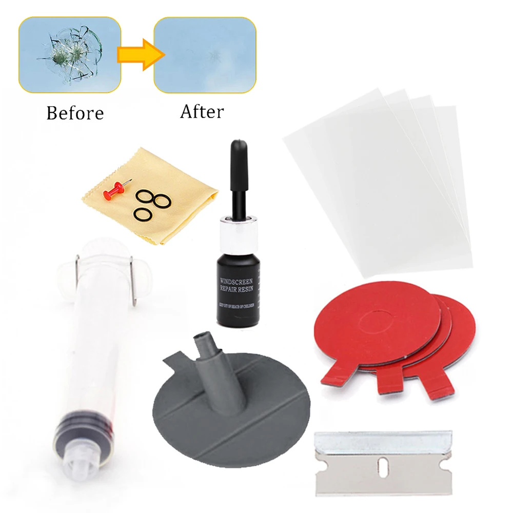 Windshield Repair Kit Glass Car Window Scratch Crack Restore Tool Screen Polishing Styling | Автомобили и мотоциклы