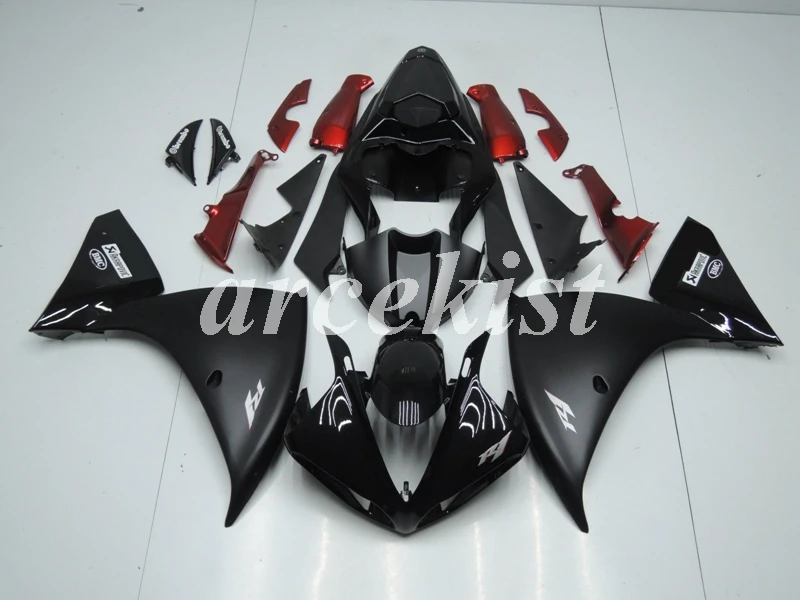 

Новый ABS мотоцикл Полный обтекатели комплект подходит для YAMAHA YZF-R1 2013 2014 13 14 R1 корпус набор черный матовый