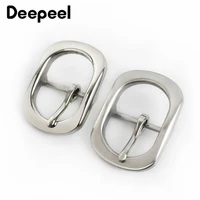 deepeel 1pcs stainless steel pin belt buckle for 28 30mm men women diy leathercraft hardware metal jeans belts accessories bd333