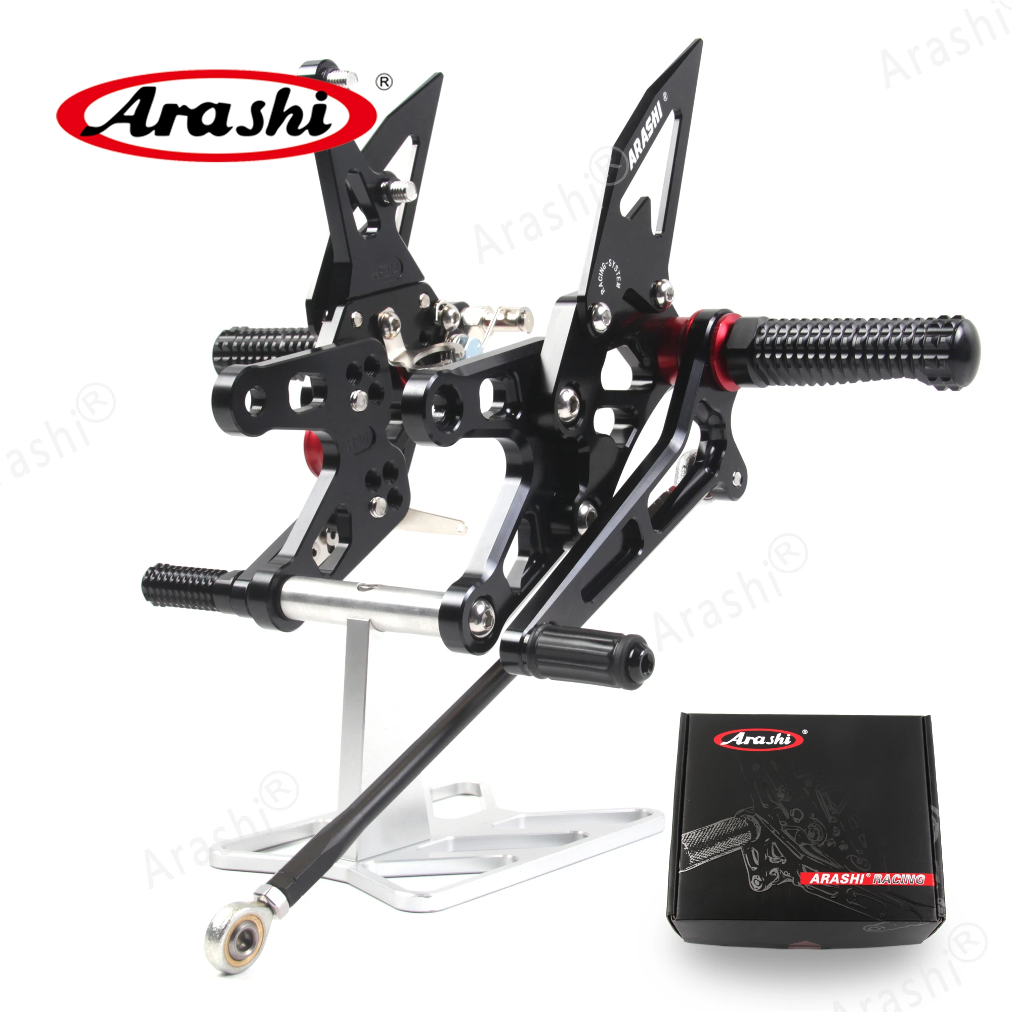 

Arashi Motorcycle Rider Footrest For KAWASAKI NINJA ZX10R ZX-10R ZX1000 2006 2007 CNC Foot Pegs Foot Pedals Rest Rearsest