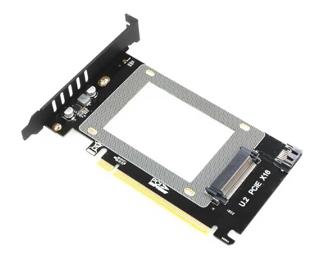 Адаптер U2 X16 PCI-Express 2. 0 4x к U.2 SFF-8639 NVMe PCIe SSD PCI-e Card M.2 NGFF 3 'SSD PCI-E intel x4 | Компьютеры и