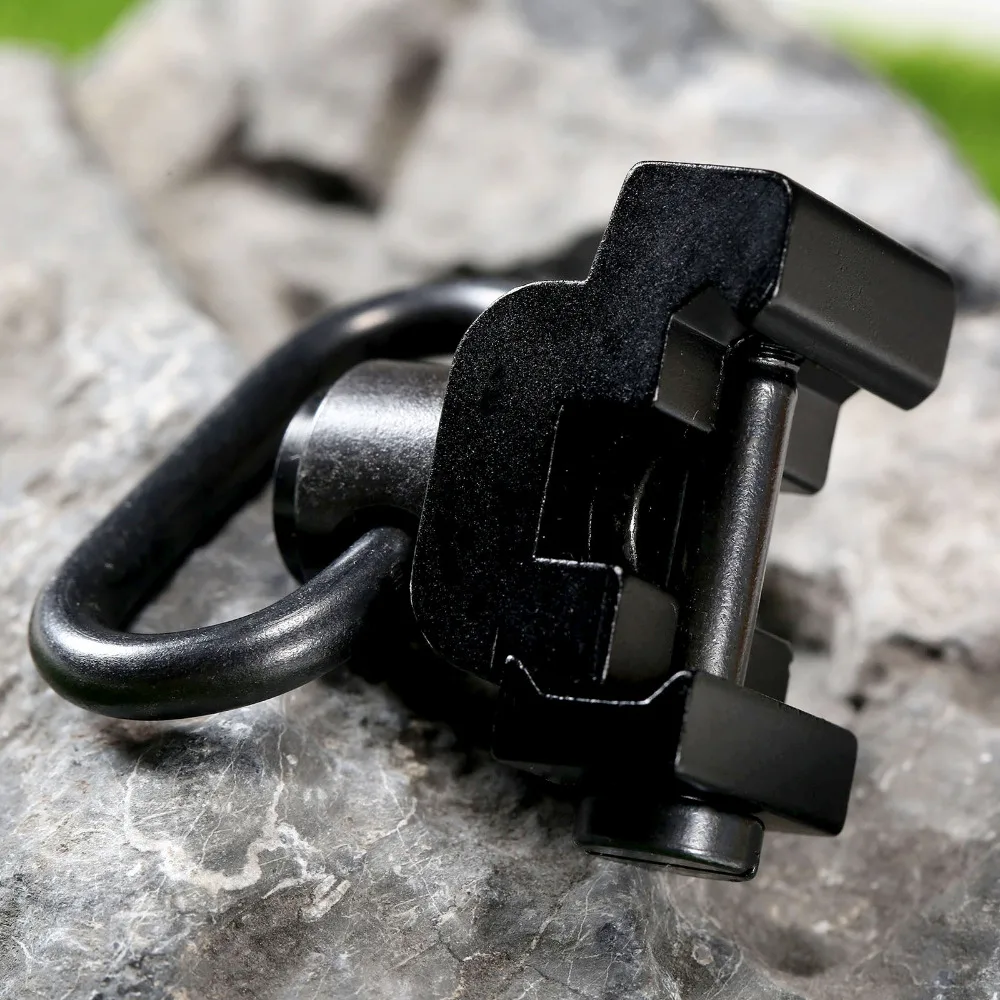 

HQ Steel Hunting Acceossries Fit 20mm Rail Tactics Quick QD Heavy Duty Detach Release Sling Swivel Push Button Picatinny Mounts