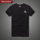 YIRUISEN Летняя Повседневная стильная мужская футболка 100% хлопок Повседневная Удобная брендовая винтажная дышащая Футболка модная Приталенная футболка