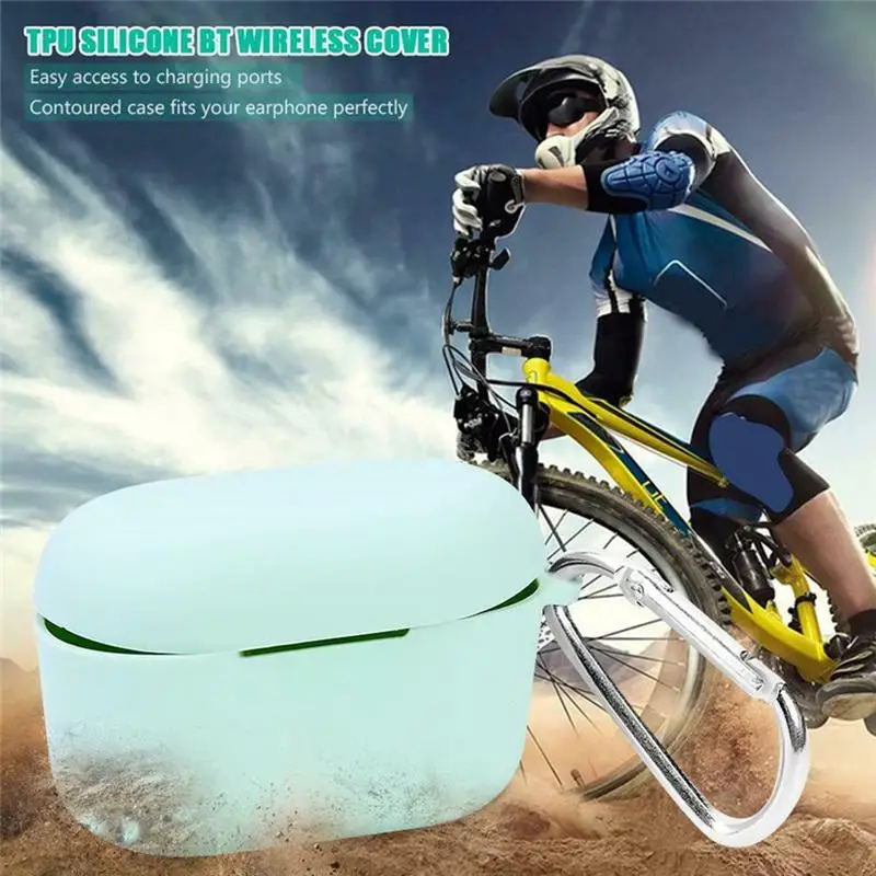 ТПУ силиконовый Bluetooth беспроводной чехол для наушников X12 PRO защитный Аксессуары