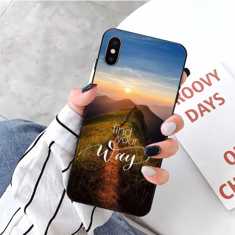 

Mountain sea travel plant Phone Case for iPhone 11 12 pro XS MAX 8 7 6 6S Plus X 5S SE 2020 XR