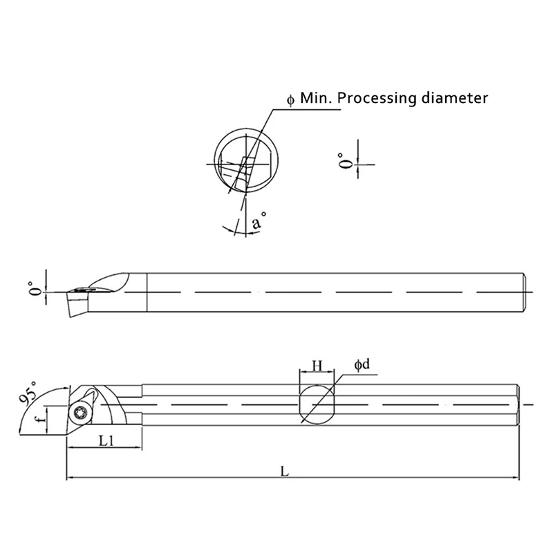 Держатель инструмента для внутренней обработки SDUCR SDUCL 07 инструменты токарного
