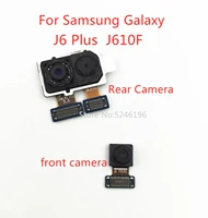 1pcs back big main rear camera front camera module flex cable for samsung galaxy j6 plus j6 j610 j610f sm j610fds replace part