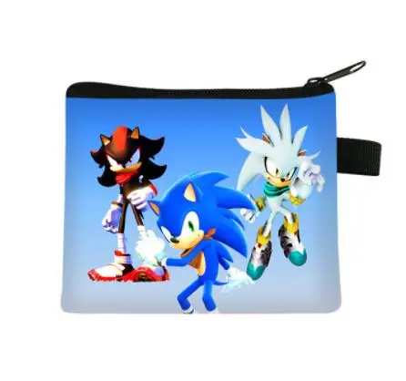 Экшн-фигурки в стиле Sonic оригинальные зеркальные Карманные женские кошельки на
