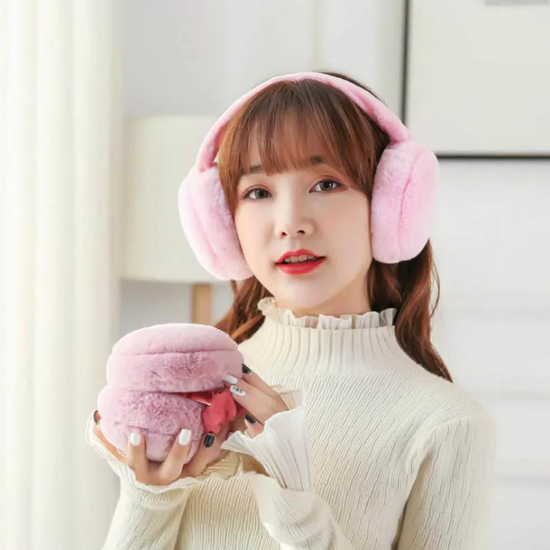 Calymel Мода унисекс Симпатичные новые милые Складная Красочные Наушники Earwarmers