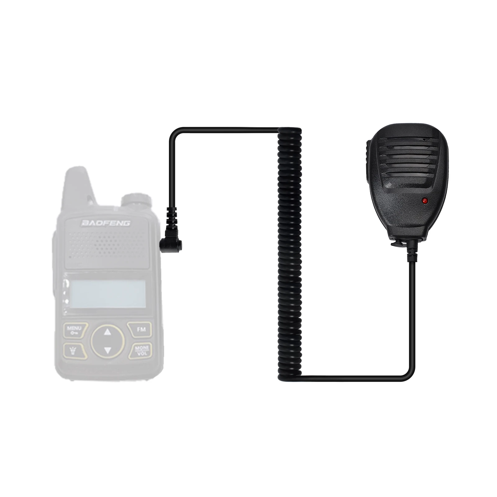 

HYS 2 Pin Walkie Talkie Handheld Microphone Speaker For BaoFeng UV-5R 5RA 5RB 5RC 5RD 5RE 5REPLUS 3R+ Two Way Radio Accessories