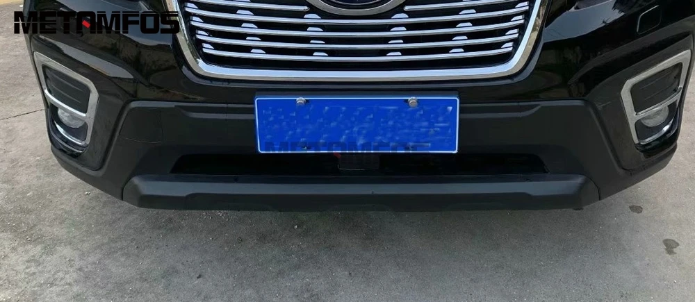 Для Subaru Forester SK Hybrid 2019 2020 Хром Передняя Центральная решетка гриля обшивка