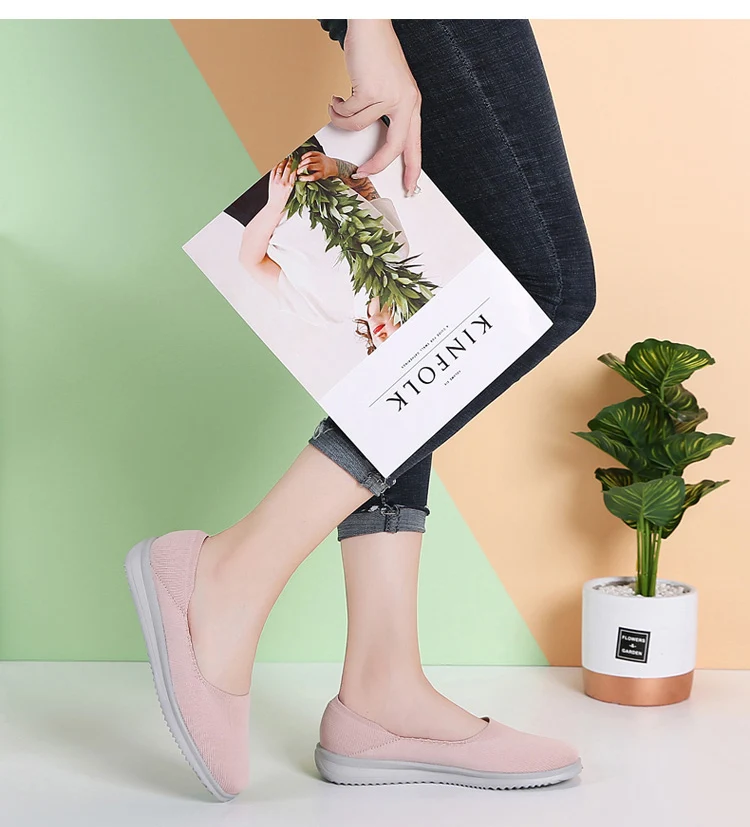 Женская повседневная обувь на плоской подошве; женские кроссовки; удобные лоферы; дышащие женские прогулочные туфли; Модные слипоны на плоской подошве; sapatos femininos