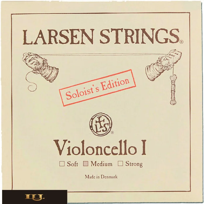 Larsen Soloist's Edition Cello Strings 4/4 Full Size Set Medium-C G D A Free Shipping | Спорт и развлечения