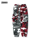 Брюки мужские, камуфляжные, с несколькими карманами, в стиле хип-хоп, повседневные, 2019