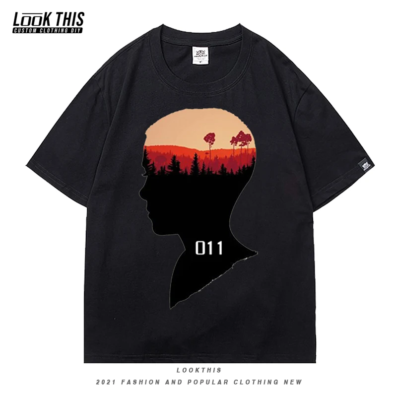 

Stranger Things Y2k Print Girl Oversized T-shirt 2021 Summer Anime Loose Top Cool Tee Streetwear Women's T-shirts Short Sleeve