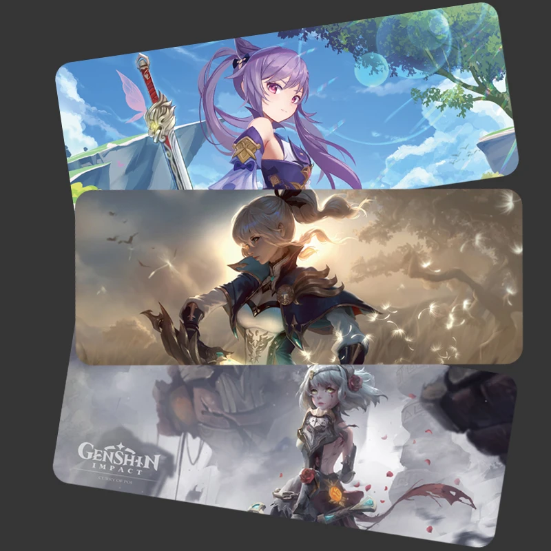 

Genshin Impact theme mouse pad super large game character mouse pad two-dimensional game soft cushion table mat gaming desk