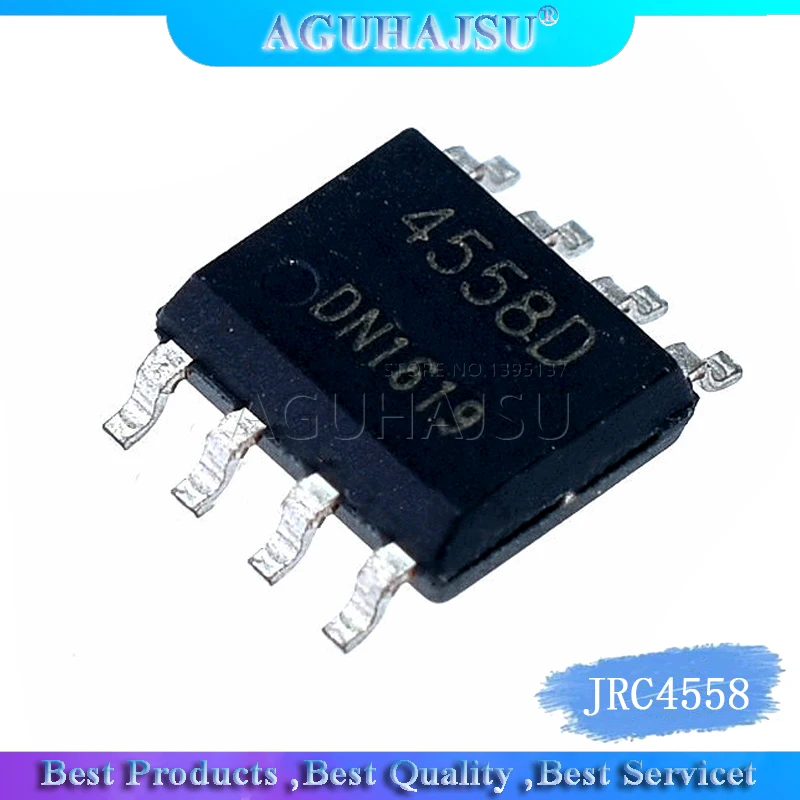 10 шт. / Лот JRC4558 JRC4558D 4558 СОП 8 оригинальный и новый IC|ic jrc4558d|ic 4558lot lot |