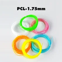 ABS Filament 10m 20 Packs 1.75mm Luminous Color 3D Printing Pen Consumable Refilling Filaments Scribble Pen Refilled  Material