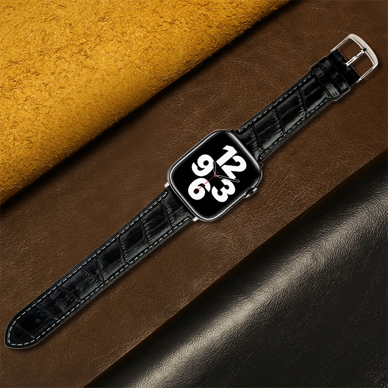 Leather strap For Apple watch band 8 Ultra 7 49mm 45mm 41mm 44mm 40mm 42mm 38mm Smartwatch wristband bracelet iWatch 6 SE 5 4 3