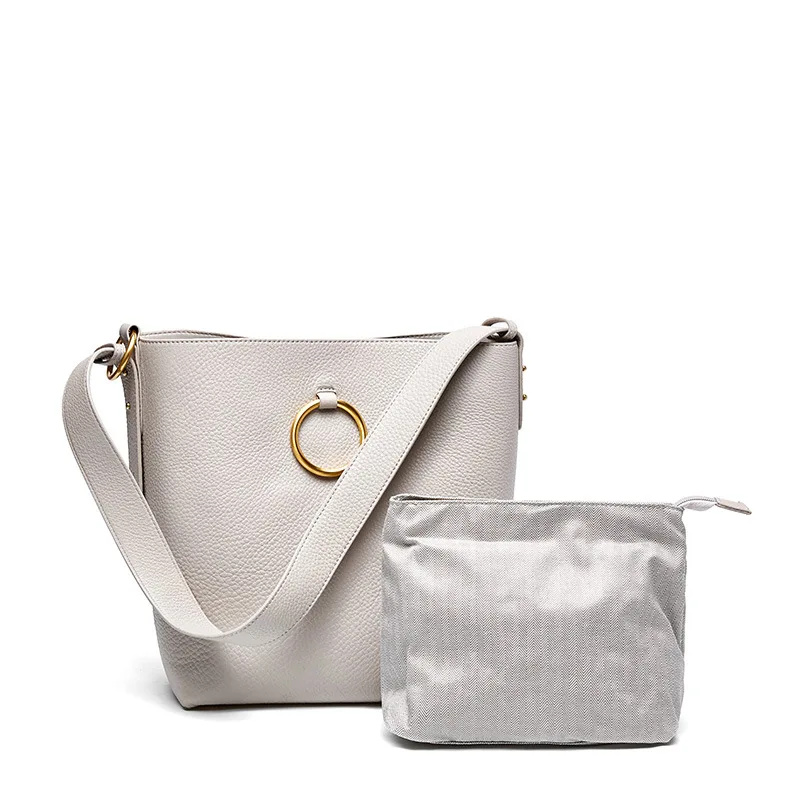 100% Натуральная воловья сумка роскошная ведро кожаные сумки женские брендовые