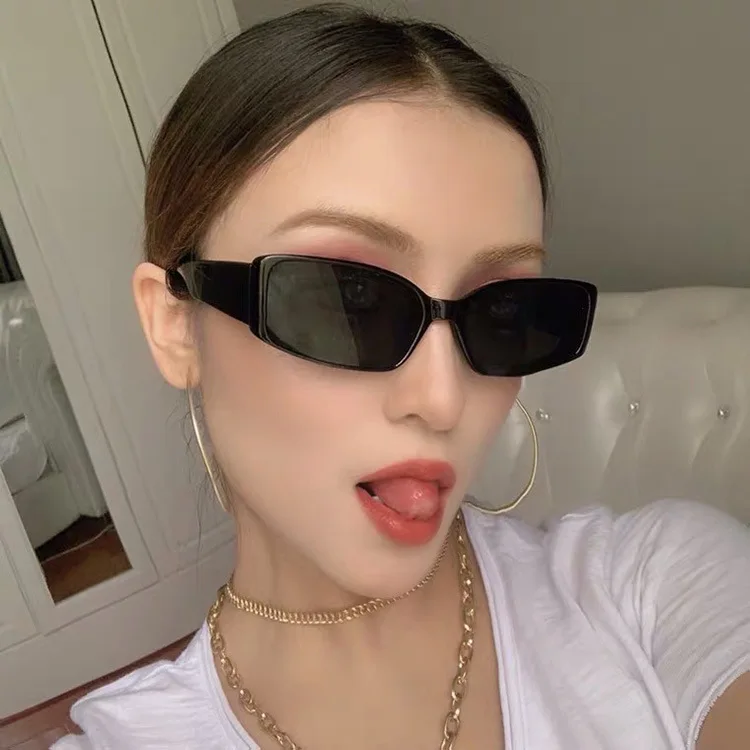

Vintage Square Sunglasses Women Luxury Brand Small Rectangle Sun Glasses Female Gradient Clear Mirror Oculos De Sol