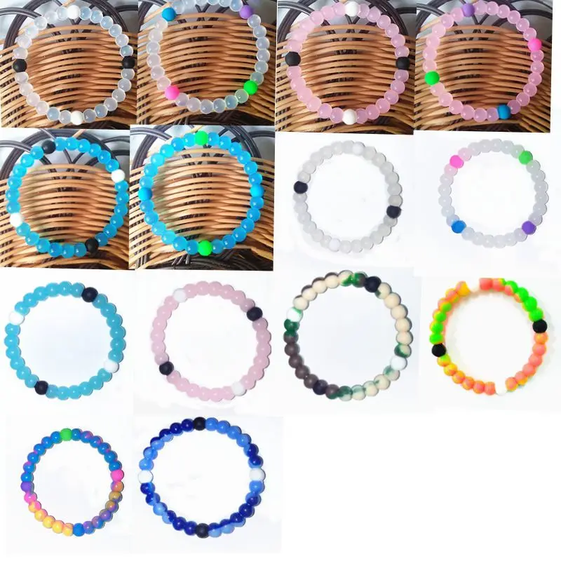 10 шт. модные разноцветные силиконовые бусины | Дом и сад