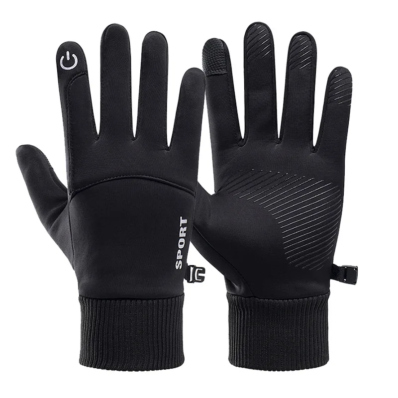 Зимние водонепроницаемые мужские перчатки ветрозащитные спортивные рыболовные сенсорные перчатки для вождения мотоцикла лыжного спорта Нескользящие теплые велосипедные женские перчатки | Спорт и развлечения | АлиЭкспресс