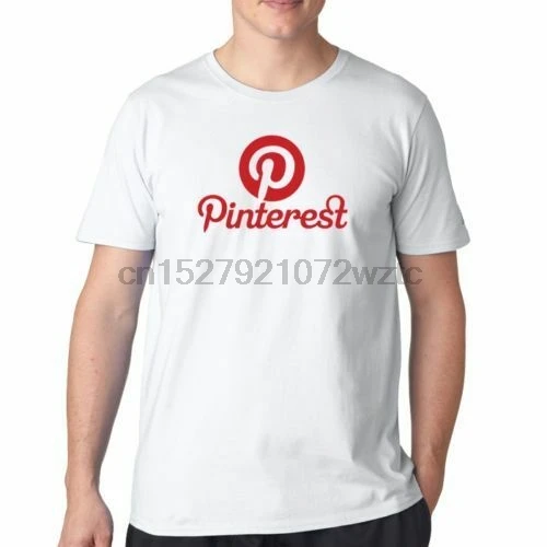 Футболка с логотипом Pinterest|Мужские футболки| |