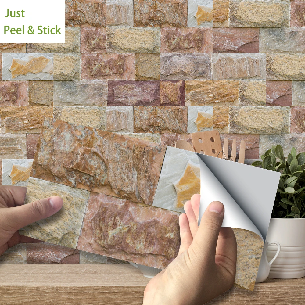 Самоклеящаяся наклейка на стену в ванную кухню гостиную настенные Переводные