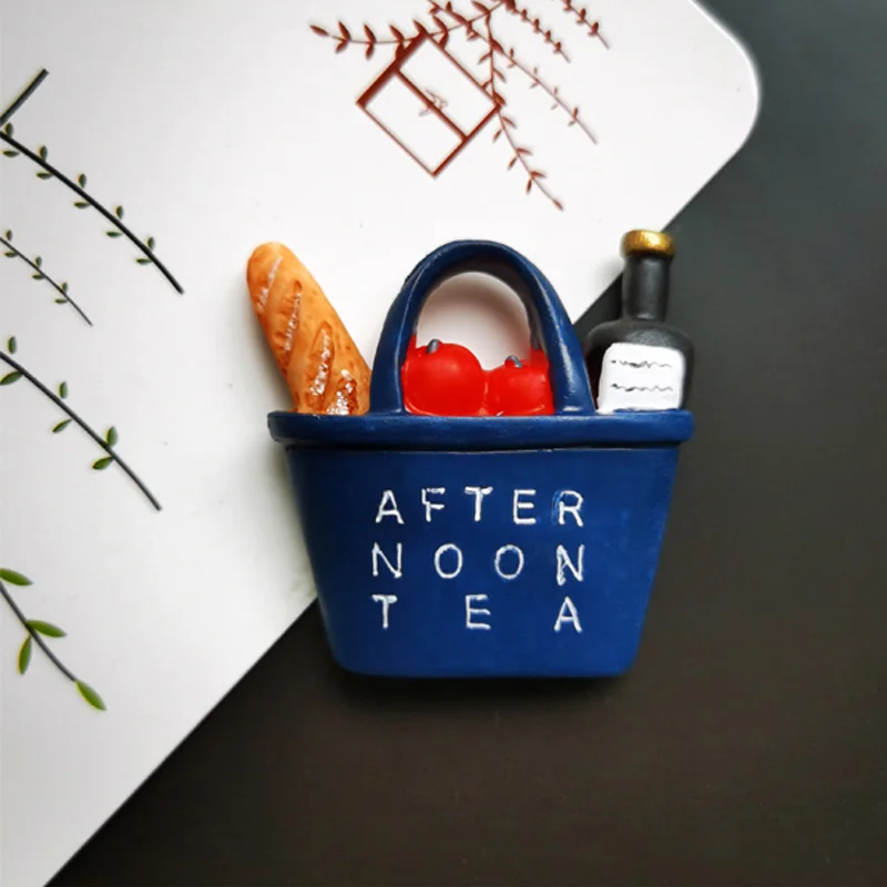 Мини магниты на холодильник креативная коллекция 3d наклеек для украшения дома