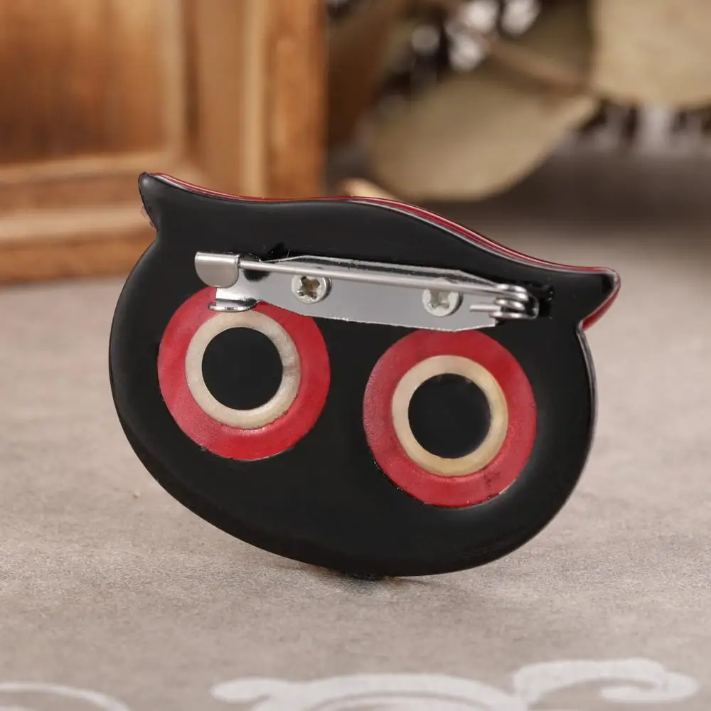 FUNMOR акриловые большие глаза совы лицо многоцветные ручной работы твердая птичка