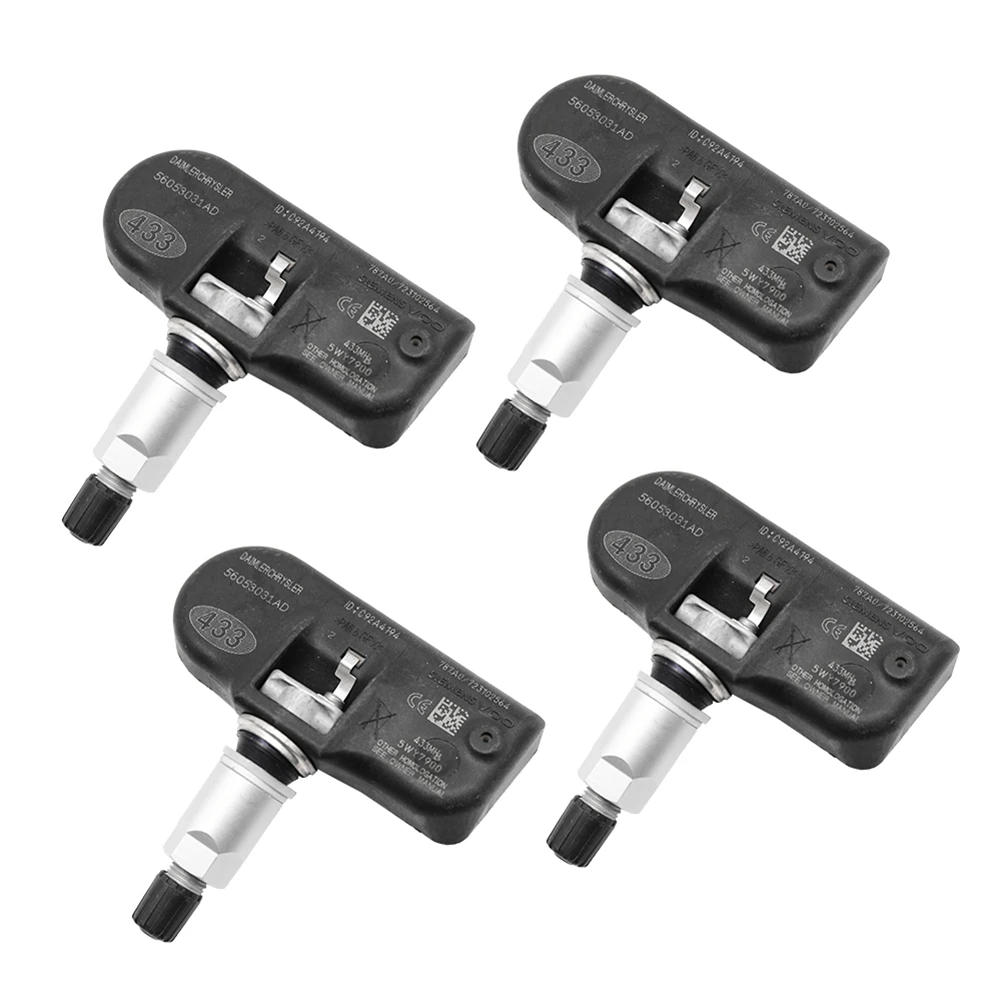 

Датчик давления в шинах 56053031AD, подходит для Chrysler 200 300 Sebring, для Dodge Avenger Caliber Jounrey, 4 шт.