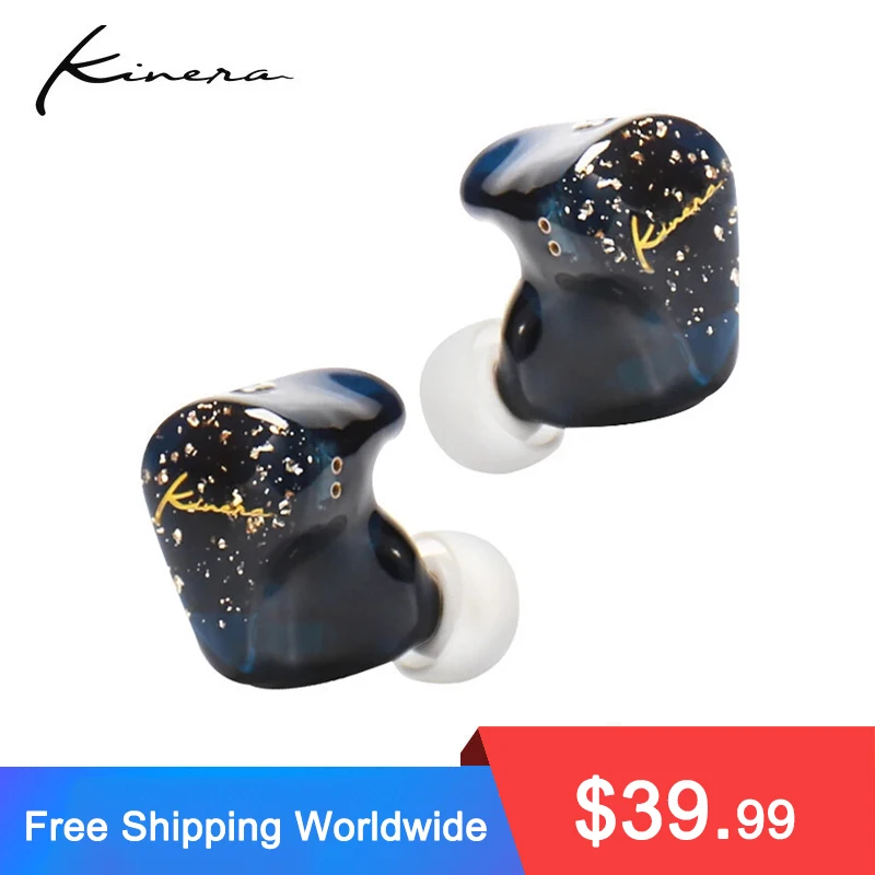 KINERA BD005 Pro 1DD 1BA Hi Fi гибридная технология съемный кабель наушники вкладыши